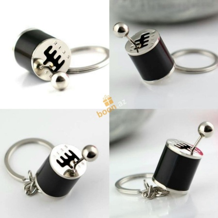 Брелок Коробка передач (черный)